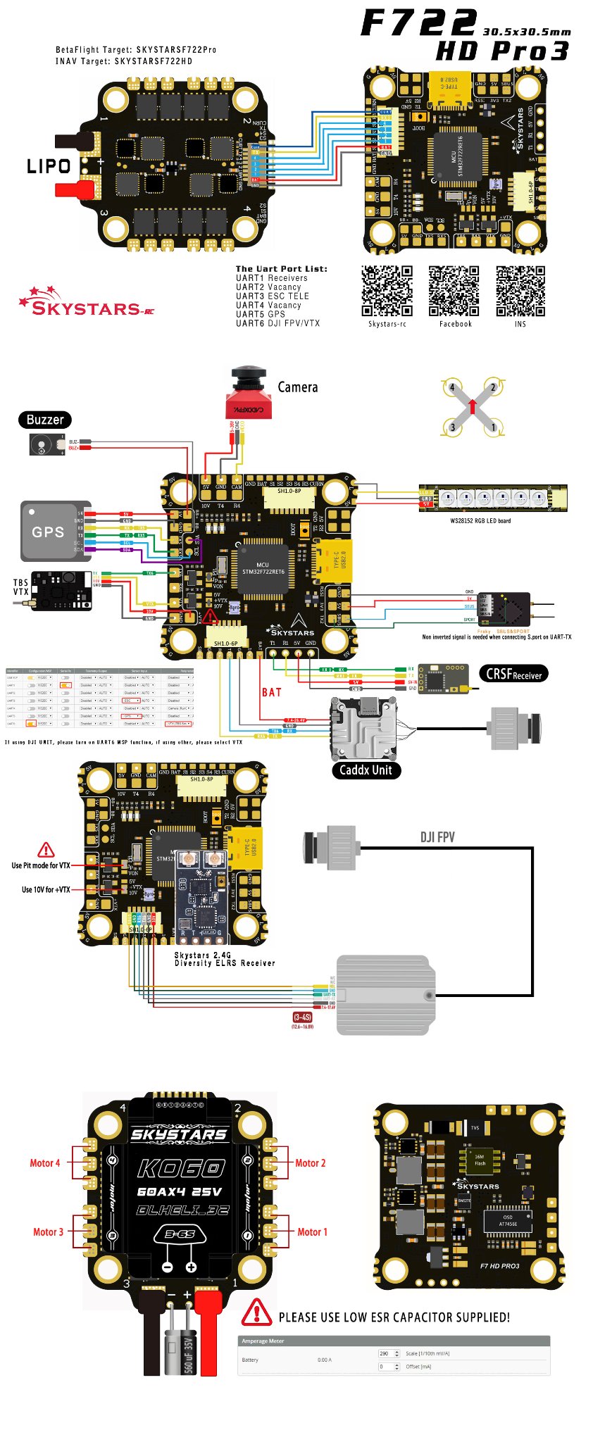 wiring skystarrs pro3 hd